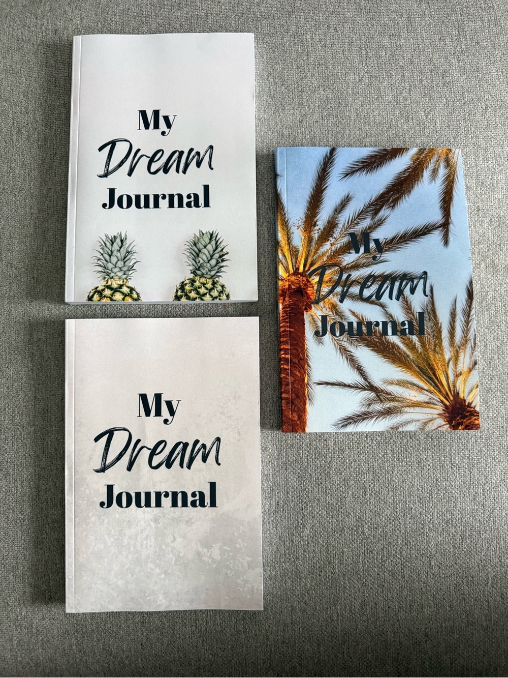 My Dream Journal - Blue & White Softcover Notebook